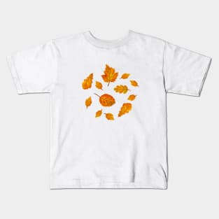 Autumn leaves Illustration Kids T-Shirt